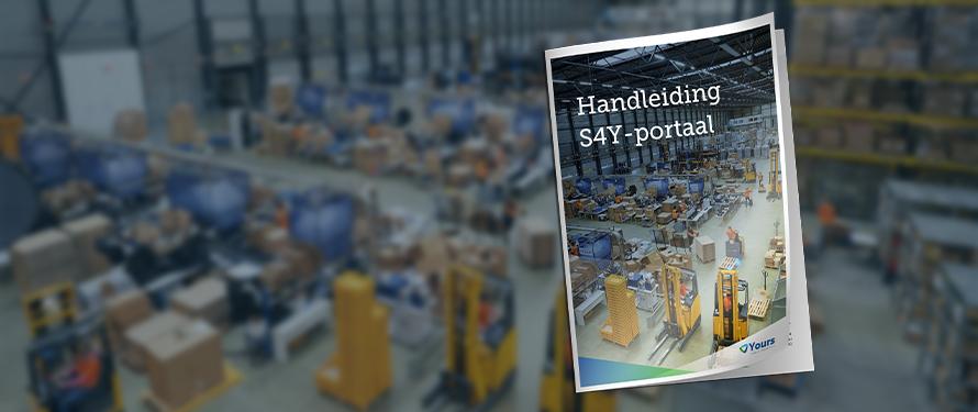 Afbeelding van de cover van de S4Y-portaal handleiding van Yours Value Logistics.
